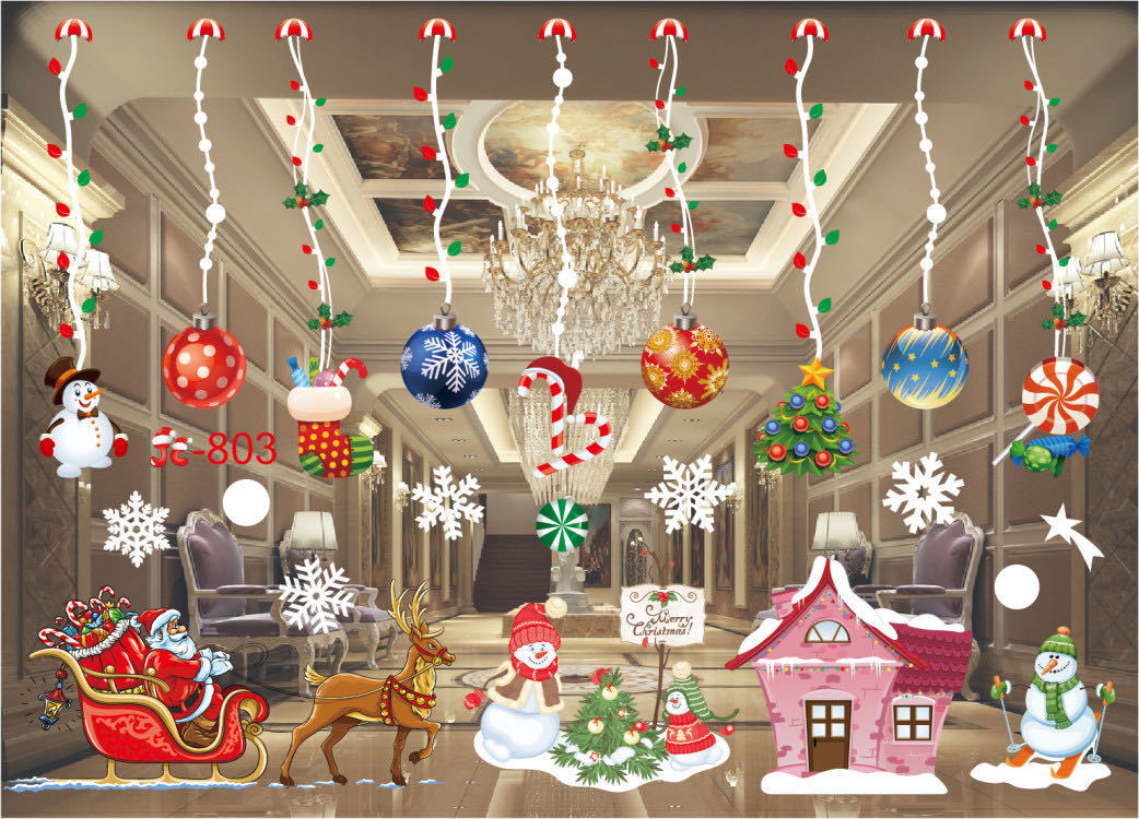 New Christmas Decorations Christmas Window Stickers