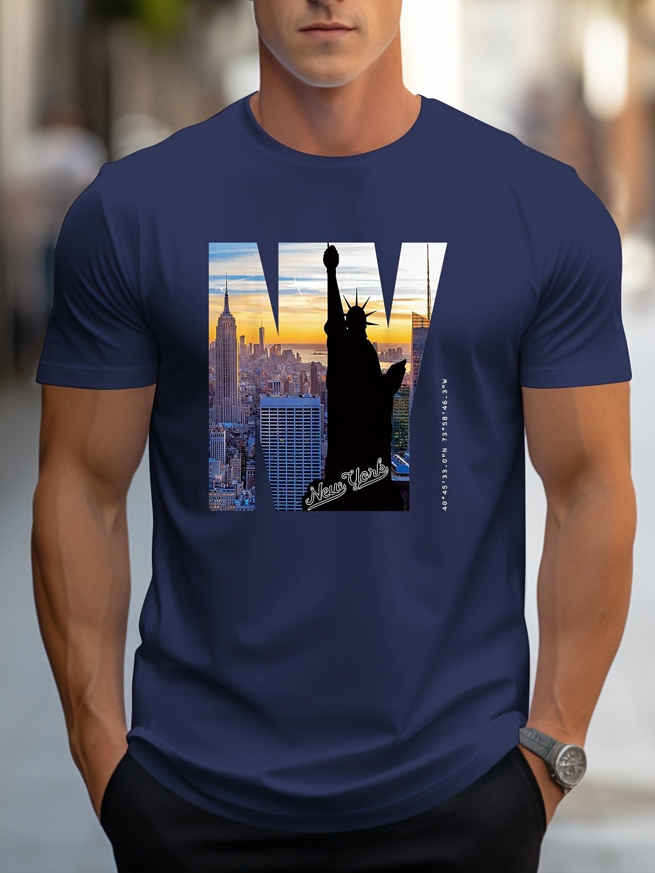 NY Pattern Printed Men&