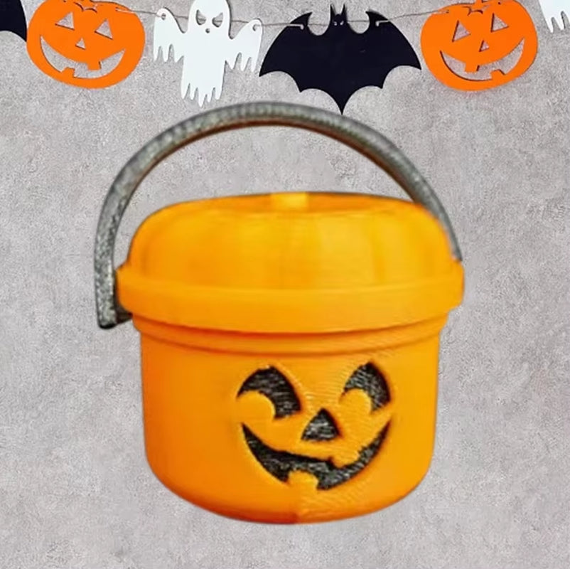 Halloween Pumpkinfor Party Favors Halloween S Small Bucket Cute Pumpkin Trick Bucket Party Holiday Decorations Accessories