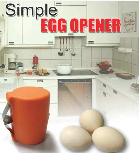 Plastic Eggshell opener tool