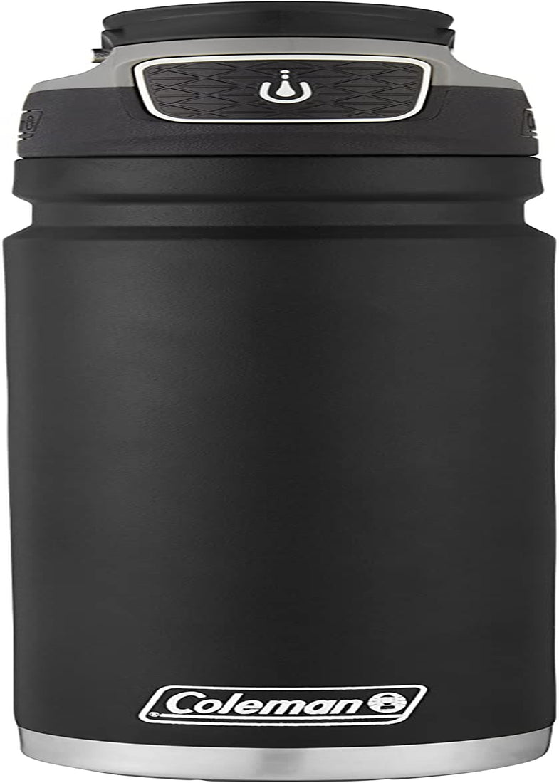 Coleman Freeflow Vacuum-Insulated Stainless Steel Water Bottle with Leak-Proof Lid, 24Oz/40Oz Bottle with Button-Operated Lid &amp; Carry Handle, Keeps Drinks Hot or Cold for Hours