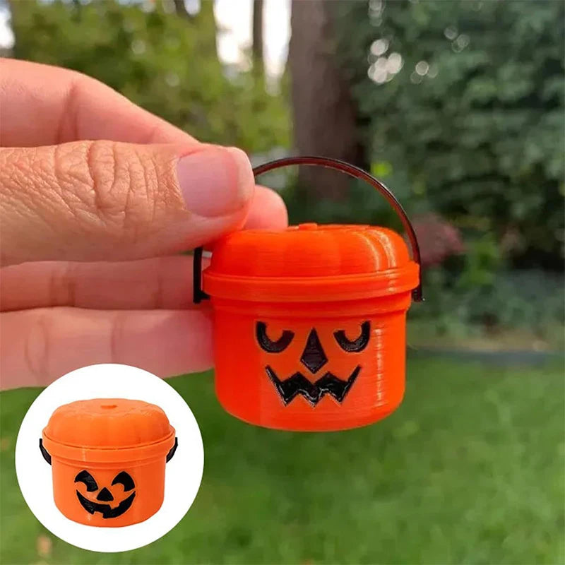 Halloween Pumpkinfor Party Favors Halloween S Small Bucket Cute Pumpkin Trick Bucket Party Holiday Decorations Accessories