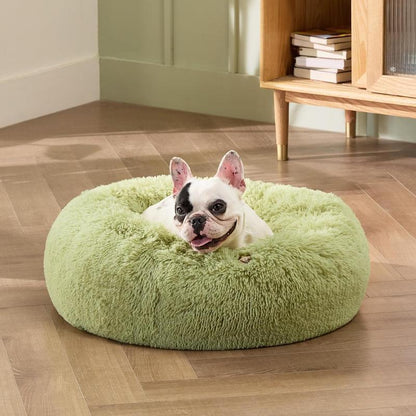 Donut Calming Dog Warm Cozy Fluffy Pet Bed for Dogs Donut Bed Crate Bed Cute Petbeds Cloud Dogbed