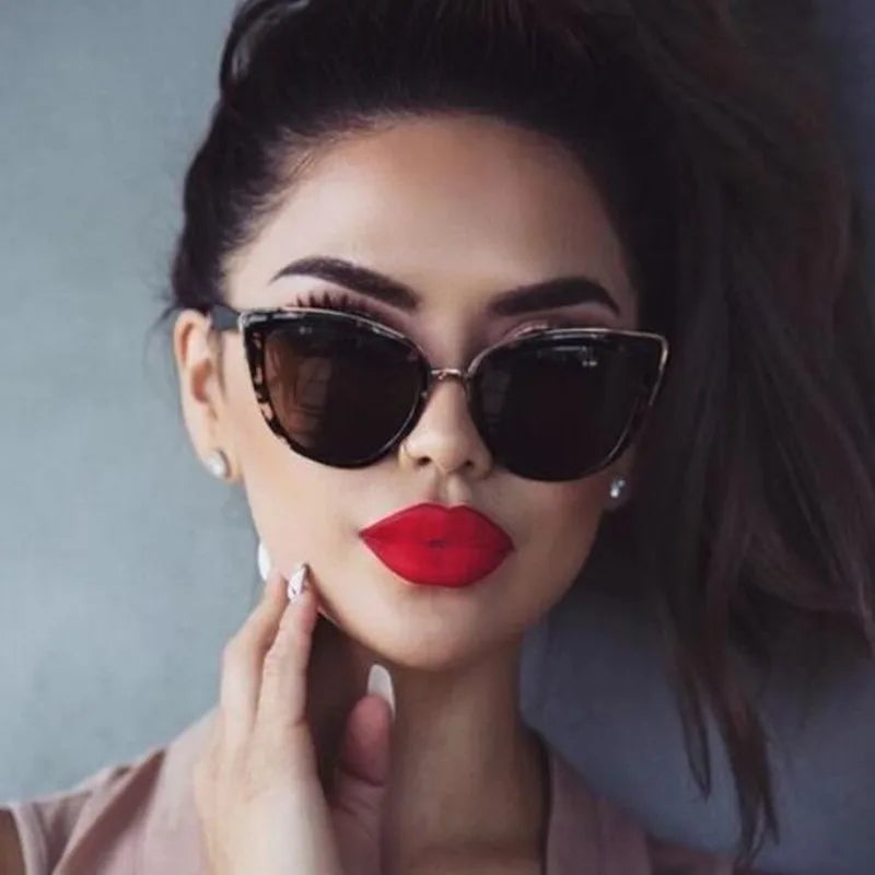 Luxury Cat Eye Sunglasses Women Luxury Brand Designer Vintage Gradient Glasses Retro Cat eye Sun glasses Female Eyewear UV400