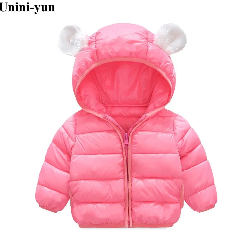 Kids Warm Hooded Coat