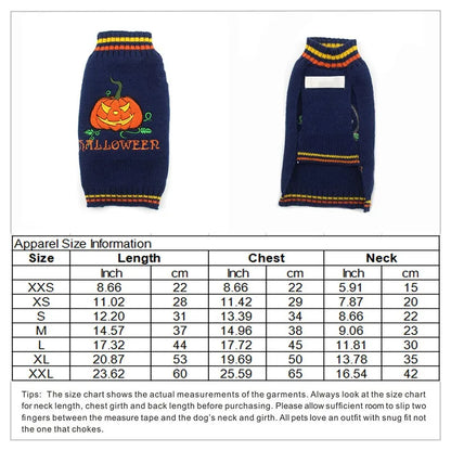 Halloween Dog Clothes Autumn Winter Dog Costume Pet Dog Sweater Chihuahua French Bulldog Korea Dog Cat Puppy Luxury Pet Clothes