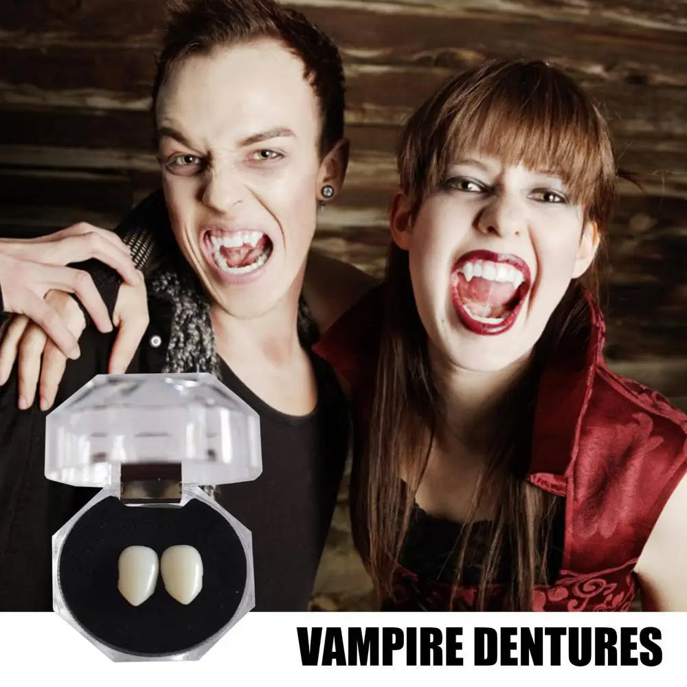 Halloween Decorations Vampire Teeth Dentures Halloween Cosplay Zombie Teeth Small Tiger Teeth Vampire Fangs Party Tooth Props