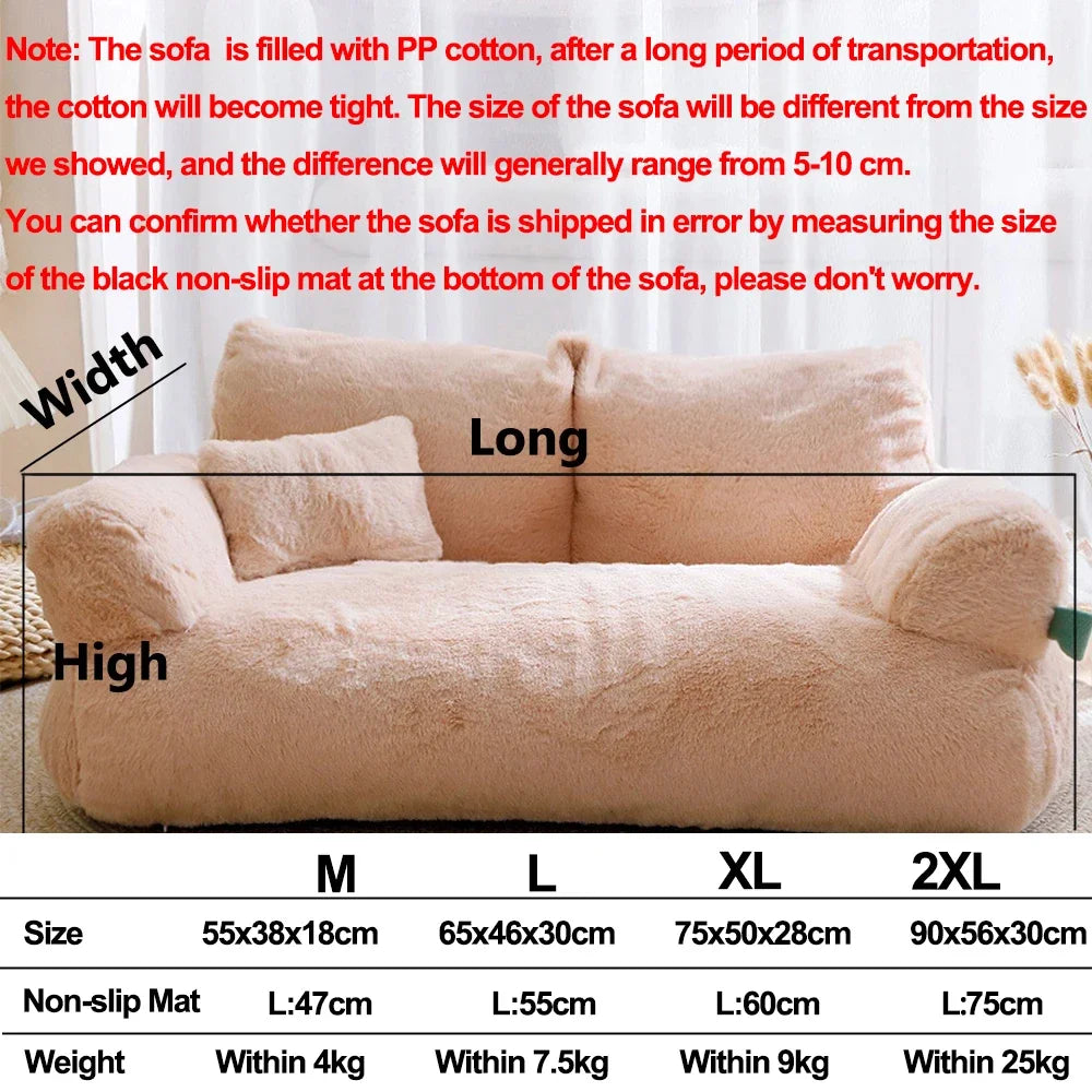 Cat Bed Sofa Winter Warm Foam Neck Pad Nest Beds Pet Deep Sleeping Bed For Small Medium Dogs Comfortable Plush Puppy Supplies