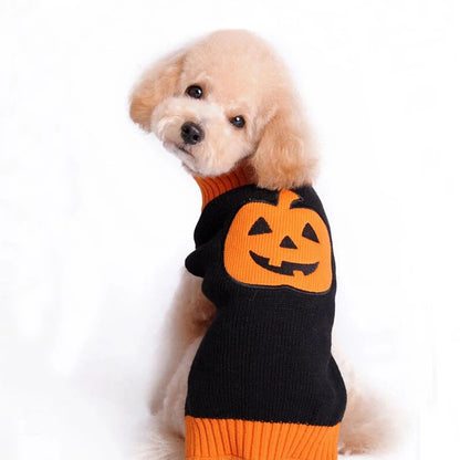 Halloween Dog Clothes Autumn Winter Dog Costume Pet Dog Sweater Chihuahua French Bulldog Korea Dog Cat Puppy Luxury Pet Clothes