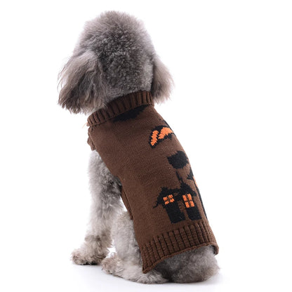 Halloween Dog Clothes Autumn Winter Dog Costume Pet Dog Sweater Chihuahua French Bulldog Korea Dog Cat Puppy Luxury Pet Clothes