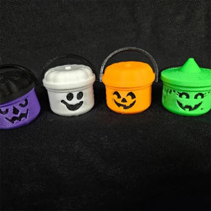 Halloween Pumpkinfor Party Favors Halloween S Small Bucket Cute Pumpkin Trick Bucket Party Holiday Decorations Accessories