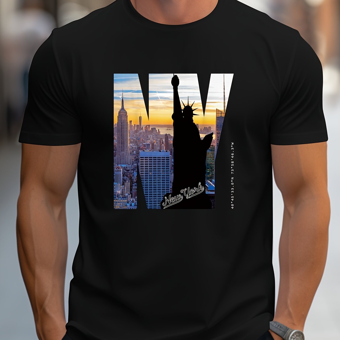 NY Pattern Printed Men&