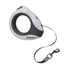 【FREE COLLAR】LED Retractable Pet Leash & Dogleash - 10Ft for All Dogs & Cats up to 100Lbs, Hand Free Loop Design