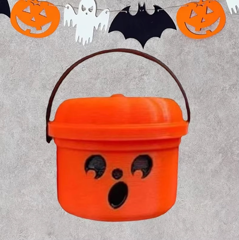 Halloween Pumpkinfor Party Favors Halloween S Small Bucket Cute Pumpkin Trick Bucket Party Holiday Decorations Accessories