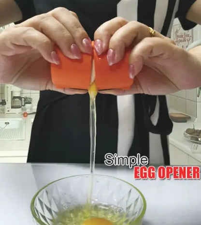 Plastic Eggshell opener tool