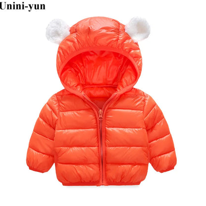 Kids Warm Hooded Coat